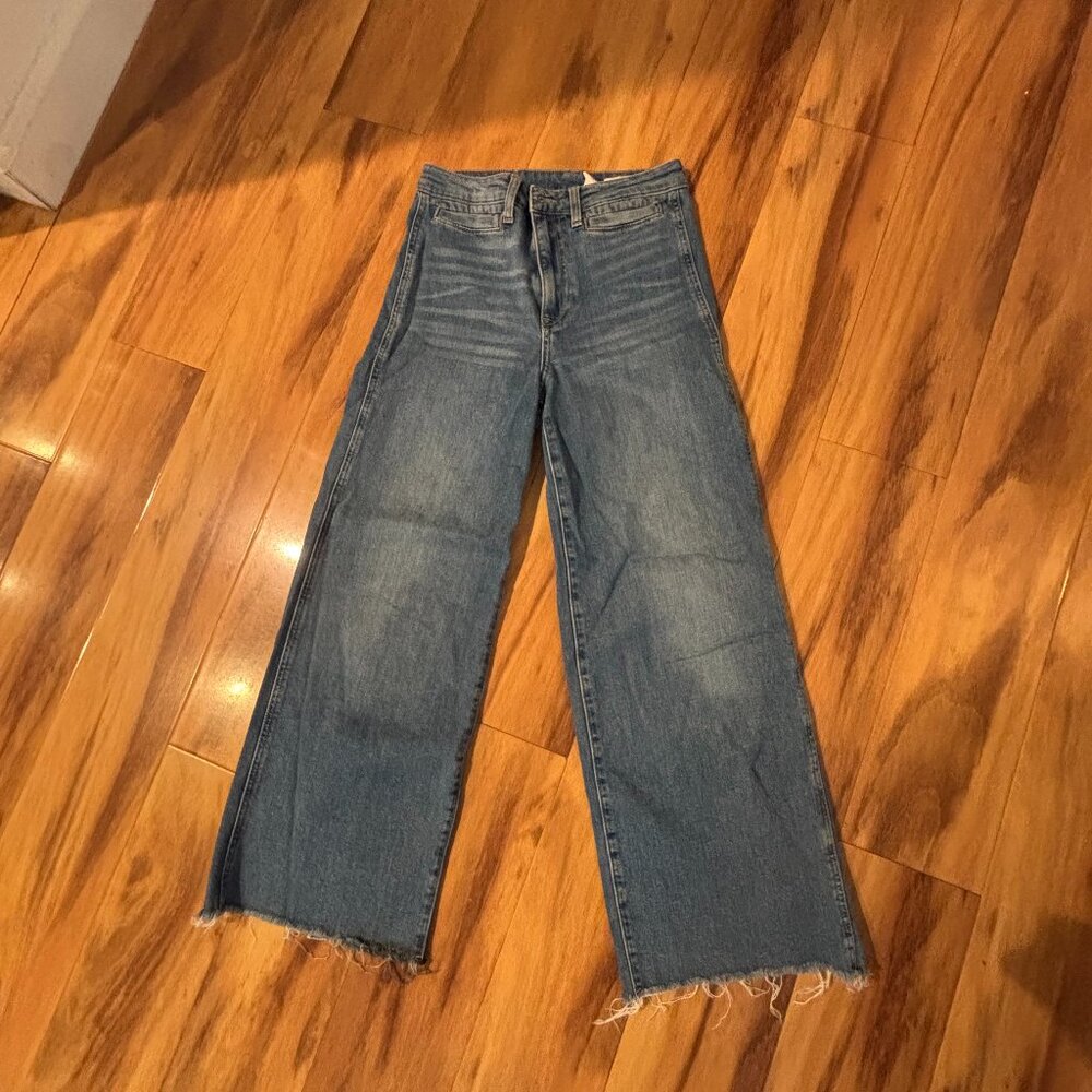 H&M | High Waist Wide Leg Jeans